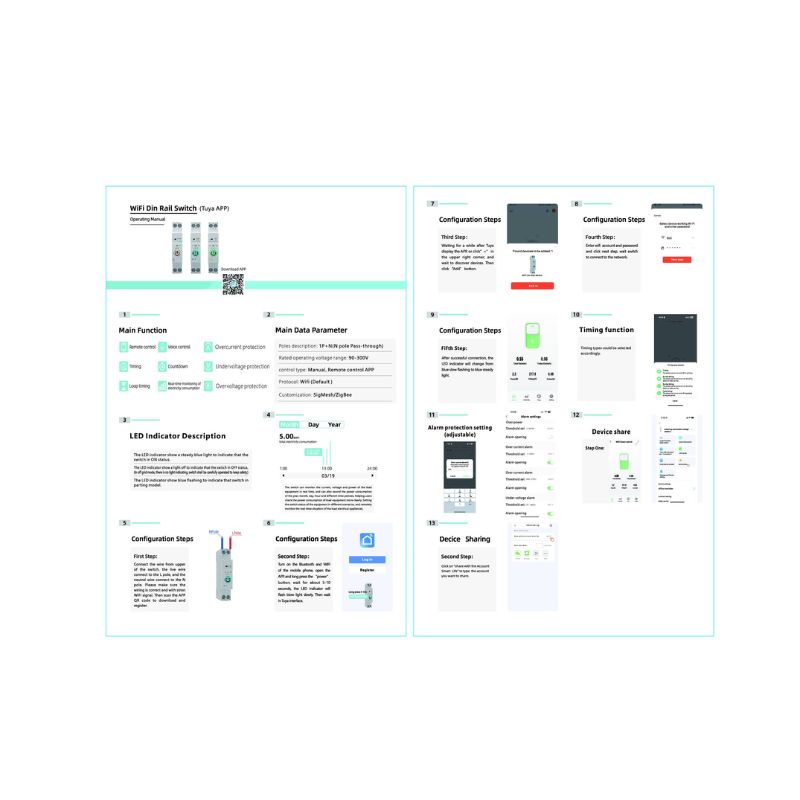 HIVEN-63A WiFi Smart Switch with Power Monitoring - Image 2