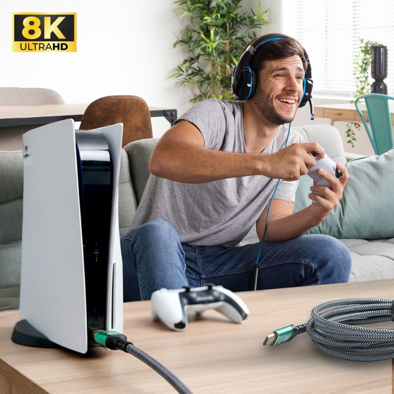 HIVEN High-Speed HDMI Cable 4K Ultra HD(3 meter)-red - Image 7