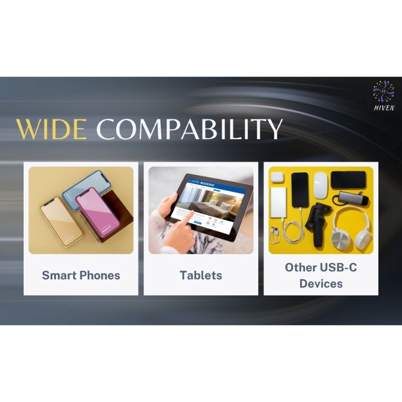 HIVEN SuperVooc 80W Fast Charing Adaptor & Cable Combo - Image 8